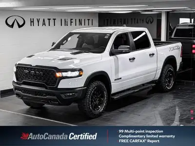 Only 3,729 kms! The 2026 Ram 1500 Rebel is built for those who prioritize mechanical grit and off-ro...