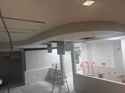 Commercial steel framing contracting crew available for work, View more