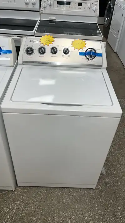 Whirlpool 27”Top Load Washer 30-Day Warranty  Delivery, View more