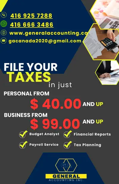 Personal and Business Tax filing Services at very Low Rate, View more