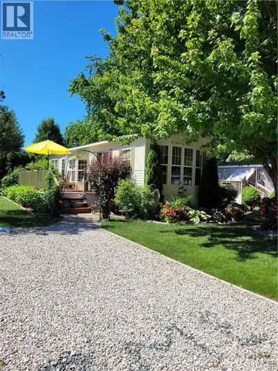 Immaculate, 45 ft. manufactured home in a beautiful, 55+ community right on Lake Huron, just north o...