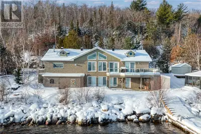 Welcome to this custom-built 1400 square foot bungalow on beautiful Lake Wanapitei. This waterfront...