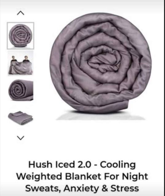 Hush Iced 2.0 Cooling Weighted Blankets - LARGE QTY FOR SALE in Bedding in St. Catharines
