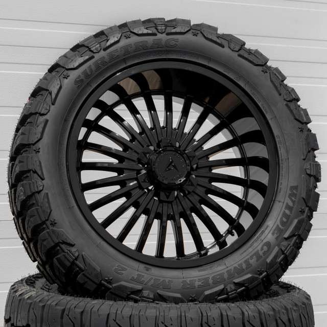 FINALLY IN STOCK!!! 5, 6, 8 BOLT 20x10 Gloss Black wheels in Tires & Rims in Regina
