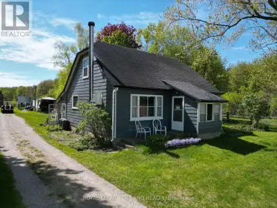 This 19.5-acre hobby farm is ideally located on a paved road just minutes from Highway 401, offering...