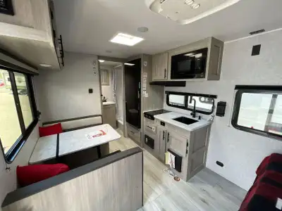 East to West Della Terra LE travel trailer 160RBXLEhighlights: Full Rear Bath Outside Shower Front B...