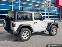 Odometer is 7837 kilometers below market average! Bright White Clearcoat 2022 Jeep Wrangler Sport S... (image 5)