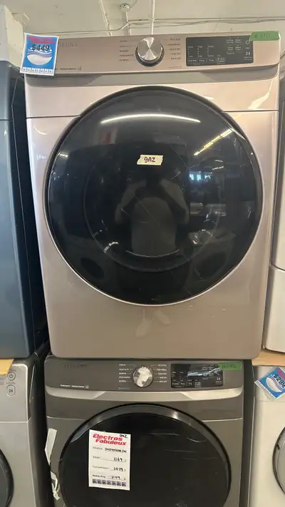 3110- Sécheuse Samsung brun frontale à gaz dryer frontload brown, View more