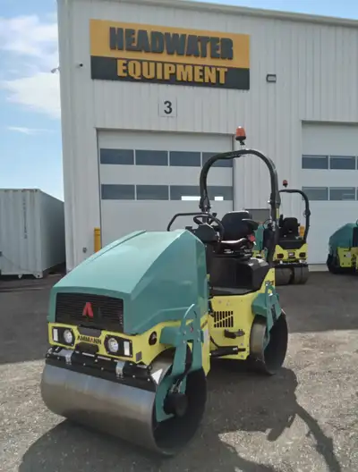 The Ammann ARX 26-2 Tandem Roller makes it even easier for operators to work next to obstructions su...