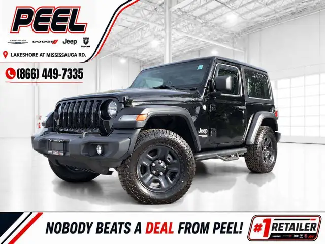 2019 Jeep Wrangler Sport 2Dr | 6Spd Manual | Hard Top | 4X4