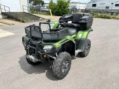 The 2020 Honda Foreman Rubicon 520 Deluxe blends rugged work capabilities with refined comfort and s...