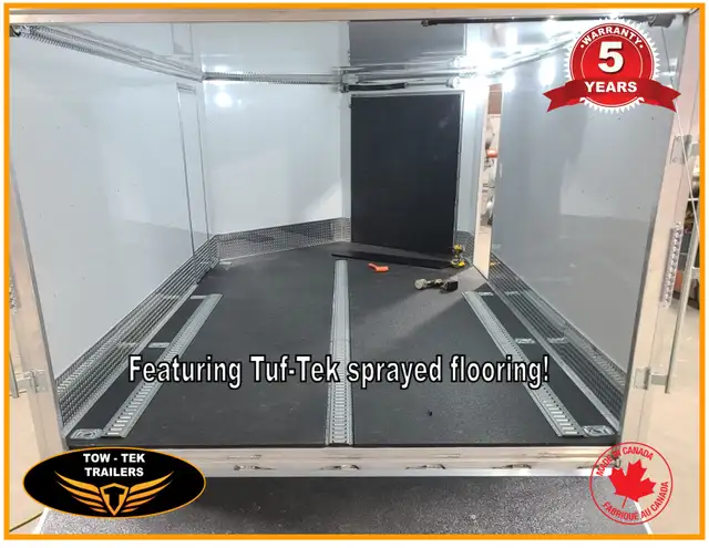 2026 Tow Tek Trailers 8 x 16 All Aluminum,Deck Over Snow Mobile  in Cargo & Utility Trailers in Mississauga / Peel Region - Image 7