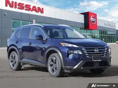 Recent Arrival! AWD. 2024 Nissan Rogue SV 4D Sport Utility Blue CVT with Xtronic AWD 1.5L DOHC Come...