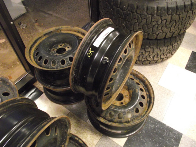 SET OF 4 AFTERMARKET STEEL WHEELS 17X7, 5X114.3, 71.5 BORE, 40OS in Tires & Rims in Edmonton - Image 3