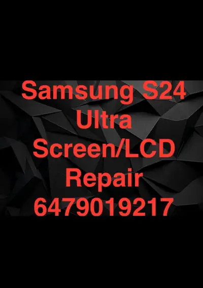 Samsung Galaxy S24 Ultra cracked screen repair fix, View more