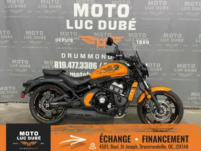 2019 Kawasaki Vulcan S 650 ABS Kawasaki Vulcan S 650 ABS 2019 19 061 KM FREINS ABS PARE-BRISE SIÈGE...