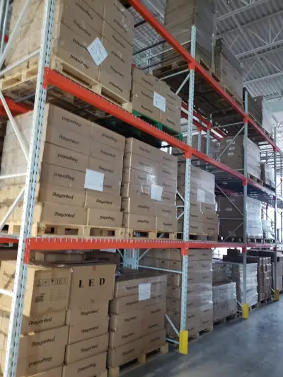 Racking Neuf/usager pour votre Entrepot. Used racking available, View more