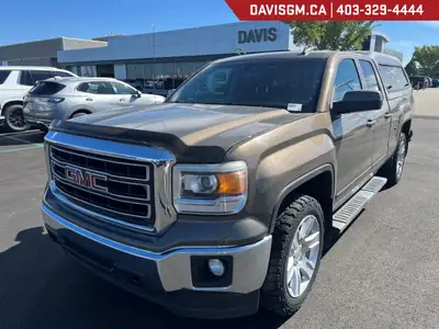 The 2014 GMC Sierra 1500 SLE 4WD Double Cab Standard Box combines bold GMC styling, proven V8 power,...