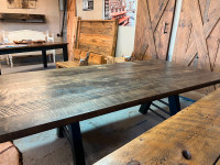 From Our Showroom  This Wormy Maple Dining Table