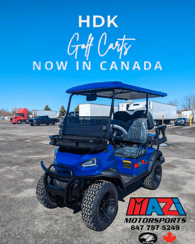 2023 golf cart HDK - electric GO-KART / 4 SEATS GOLF CART NEW in Other in St. Catharines - Image 2