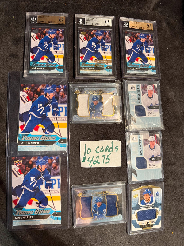 10 x Mitch Marner High -End Cards. $4275 in Arts & Collectibles in Edmonton