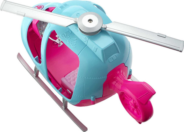 Barbie Helicopter Dreamhouse Adventures Pink & Blue 2018 Mattel in Toys & Games in Oakville / Halton Region - Image 4