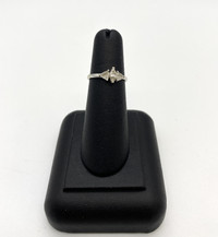 14KT White Gold Diamond Engagement Ring w Appraisal $499