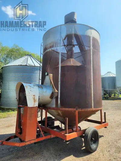 G-T Grain Dryer TOX-O-WIK 360 Batch Grain Dryer Drier 540 PTO Single fan 360 Bushels Natural gas or...