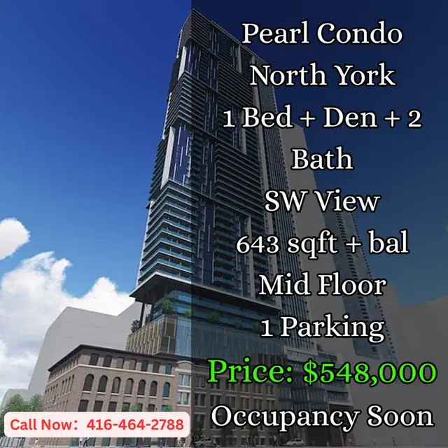 Pearl Condo | 1 Den 2 Bath | SW View | Mid Floor | $548,000! Image# 1