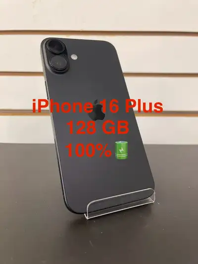 iPhone 16 Plus 128GB 100% Battery Health Great Condition, View more