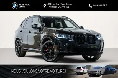 Ce remarquable BMW X3 xDrive30i d'occasion, affichant 38157 km au compteur, impose une présence athl...