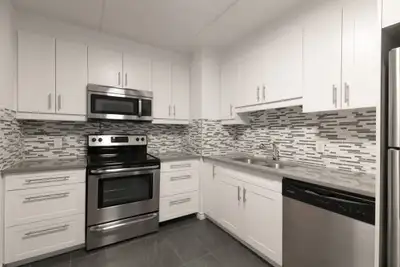Semi-renovated Akelius three bedroom apartment for rent. Located near Roslyn in the Westmount neighb...