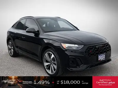 This Audi SQ5 Sportback boasts a Intercooled Turbo Premium Unleaded V-6 3.0 L/183 engine powering th...