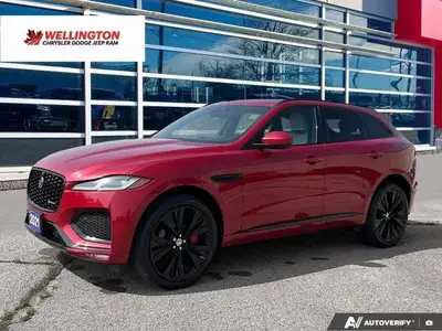 Recent Arrival! WOW!! This 2021 Jaguar F-Pace is loaded with amazing features like 16 way Heated & V...