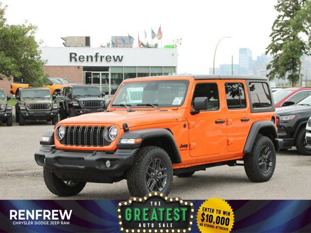 2025 Jeep Wrangler Sport S, Turbo, Remote Start, 12 Inch in Cars & Trucks in Calgary