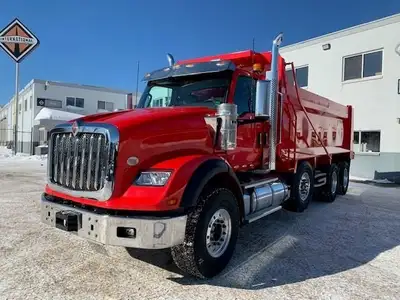 Stock #: 2675-25 Tridem Axle Gravel Truck, International Motors S13 engine (515) HP, T14 transmissio...