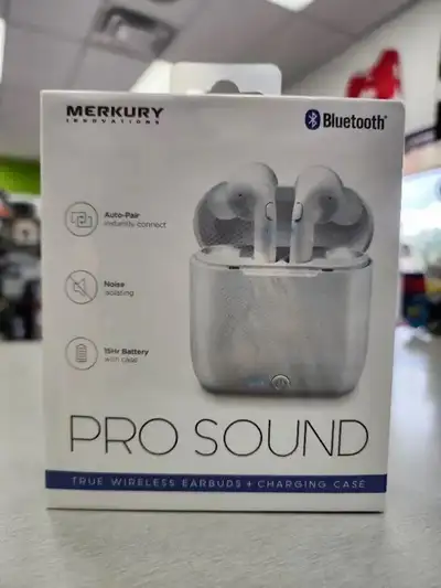 Merkury Pro Sound True Wireless Headphones - BRAND NEW, View more