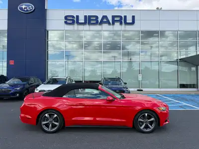 FORD MUSTANG V6 2016 CONVERTIBLE. TRANSMISSION AUTOMATIQUE, BANCS CHAUFFANTS, CONNECTIVITÉE BLUETHOO...