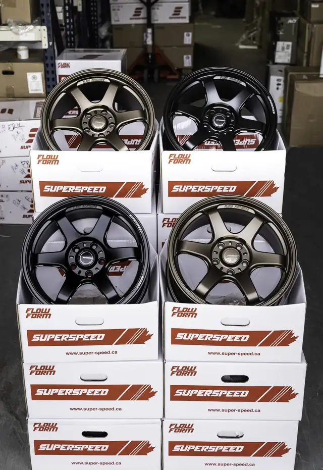 17x8 17x9 5x114.3 Superspeed RF06RR RSX Honda Civic mazda sti in Tires & Rims in Markham / York Region - Image 2