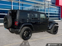 Beautiful Black 2023 Jeep Wrangler Sahara 4xe 4X4, 8-Speed Automatic, 2.0L 4 Cylinder Turbo with a S... (image 5)