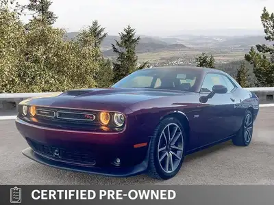 Welcome to Moncton Chrysler Jeep Dodge. Recent Arrival! 2023 Dodge Challenger R/T PLUS HEMI 5.7L V8...
