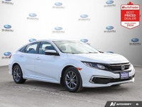 New Price! Odometer is 15626 kilometers below market average! Platinum White Pearl 2020 Honda Civic... (image 6)