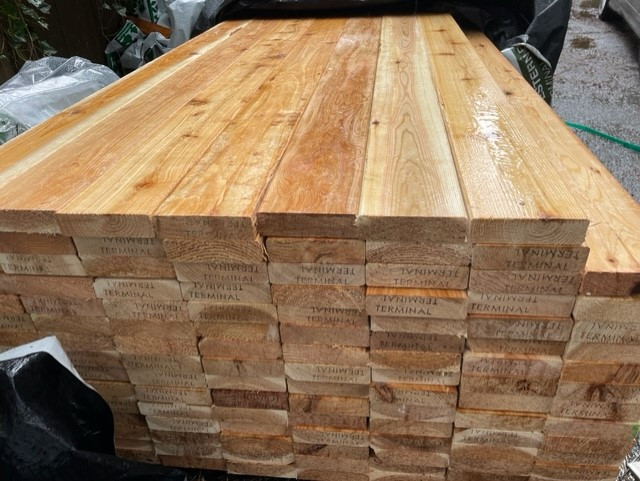 MILL SPECIAL ON A LANDSCAPE GRADE 2X6 S4S CEDAR . $1.50/ FT ... in Other in Delta/Surrey/Langley - Image 2