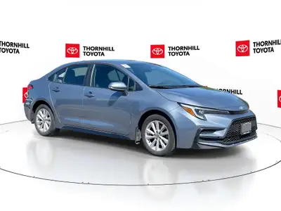 Thornhill Toyota Proudly Presents This Silver 2024 Toyota Corolla with SE CVT Package, Featuring:~ O...
