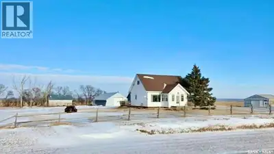 Bright, updated acreage home on 13.64 acres in the RM of Sutton, just a short drive to Gravelbourg....