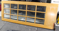 Glass Door (Solid Wood) - 15 Glass Window Panels