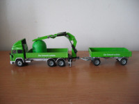 Used IVECO truck with trailer SIKU W. Germany scale 1:55 diecast