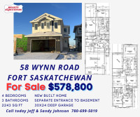 58 Wynn Road, Fort Saskatchewan New Homes