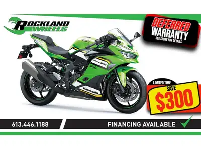 2025 Kawasaki NINJA ZX-4RR KRT Performance Supersport dans un Format Compact La 2025 Kawasaki Ninja...