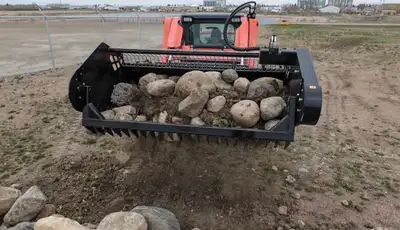 Take back your time and your fields with the right tool for cleaning up rocks. Rocks can damage equi...